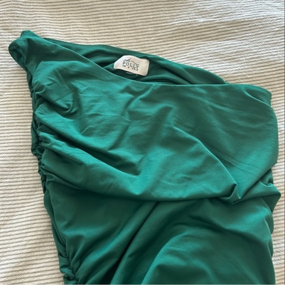 Oh Polly Asymmetric One Shoulder Dress💚 - Picture 8 of 8